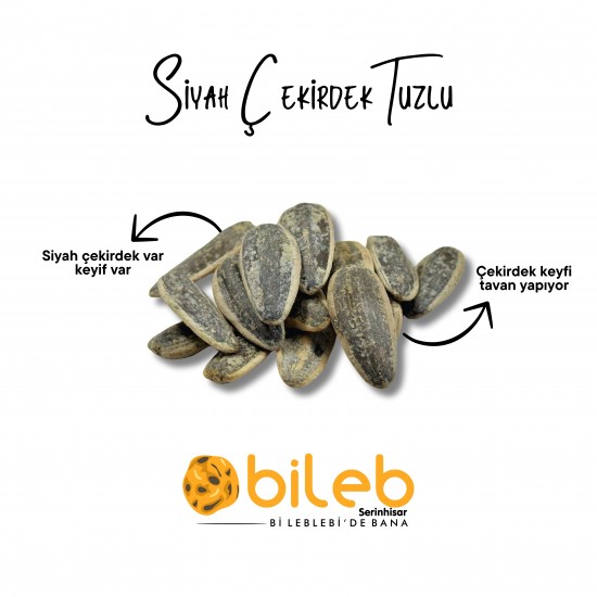 Siyah Çekirdek Tuzlu – Doğal ve Taze Atıştırmalık