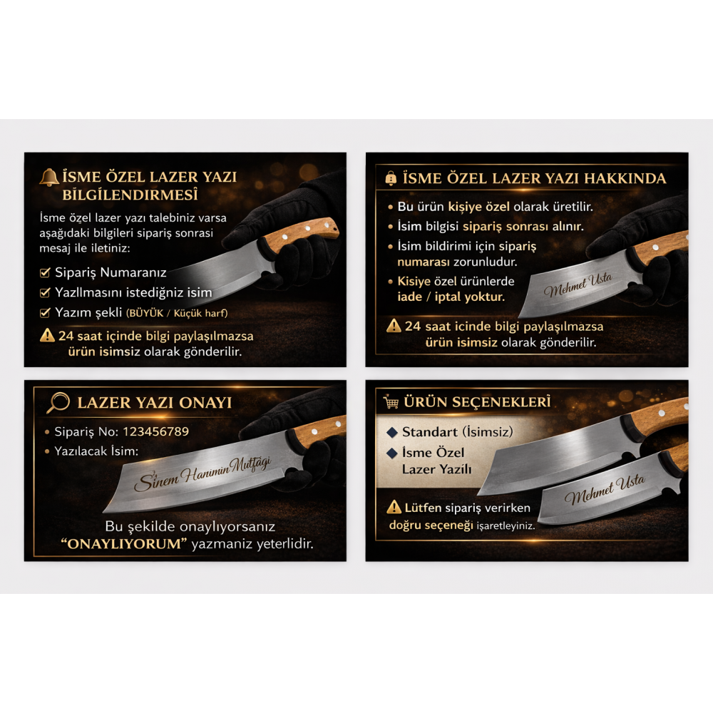 Kamp & Av Bıçağı  Satır Model Serisi